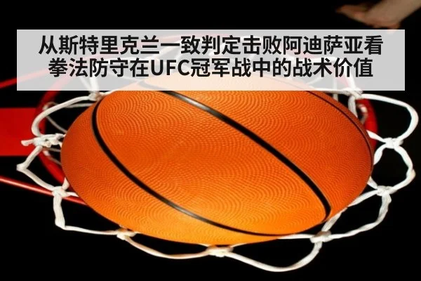 从斯特里克兰一致判定击败阿迪萨亚看拳法防守在UFC冠军战中的战术价值